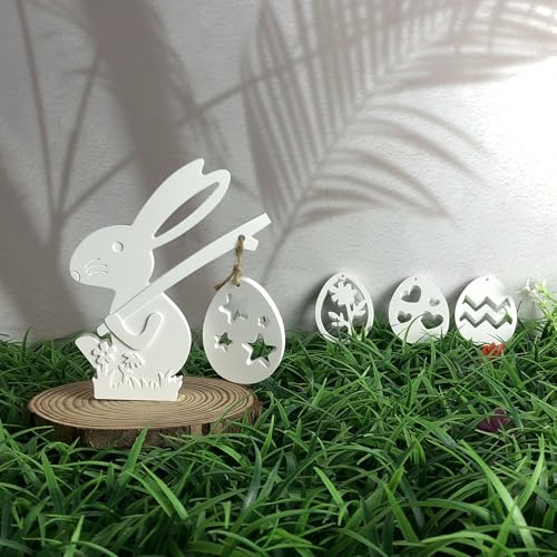 Stampi in silicone per Pasqua, coniglietto pasquale, stampi in silicone per uova di Pasqua, stampi per colata in silicone, per Pasqua, coniglietto con fiori, stampo in silicone per primavera e gesso