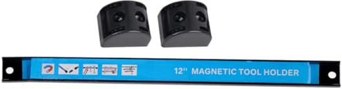 UKCOCO Porta Attrezzi Magnetico da Parete per Garage e Officina Barra Magnetica Organizzatore Striscia Espandibile per Cacciaviti Chiavi e Utensili Montaggio Facile per Cucina