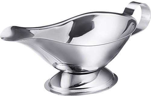 Westmark 62292270 - Salsera (Boquilla antigoteo, 350 ml, Acero Inoxidable), Color Plateado