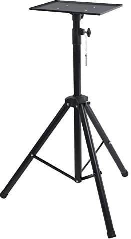 Maclean MC-953 Universal Projektor Ständer Beamer Stativ Halterung Laptopständer Tischstativ Beamerhalterung Höhenverstellbarer Projektortisch Beamerständer