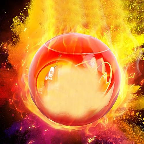 Automatic Fire Extinguisher Ball, 4KG Dry Powder Fire Suppression Ball Hand Throw Fire Extinguisher with Support Portable Fire Fighting Equipment for Home, Wildfire, Gas Stations