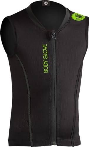 Body Glove LITE-PRO Protector Vest - Kids 001 Black/Green - 128