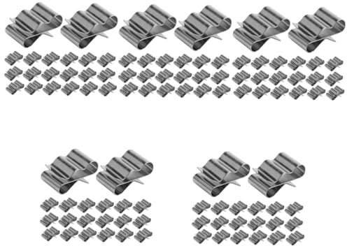SOLUSTRE 150stücke Edelstahl Kabelclips Für Solarpanels Universelle Kabelklemmen Zur Befestigung Von Photovoltaik-kabeln Einfache Installation Robust Und Langlebig