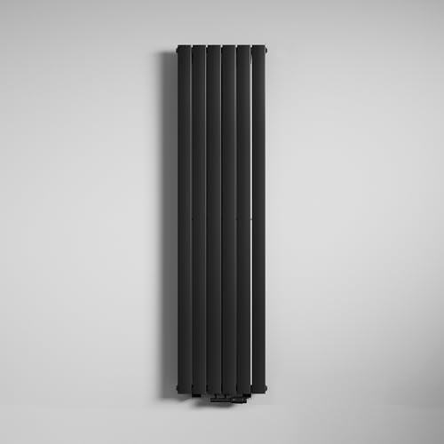 Mai & Mai Radiador Vertical de Agua Caliente 180x46cm Diseño Tubular Moderno, Una Capa, Color Antracita, Fabricado en Acero de Alta Calidad, Calefacción Eficiente para Baño o Salón