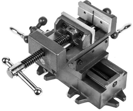 Mini trapano a colonna, trapano a colonna da banco Morsa Da Banco E Morsa For Trapano A Colonna Con Resistenza Industriale A Scorrimento Trasversale Composto Da 3,25 Pollici, Morsa Ad Angolo Inclinabi