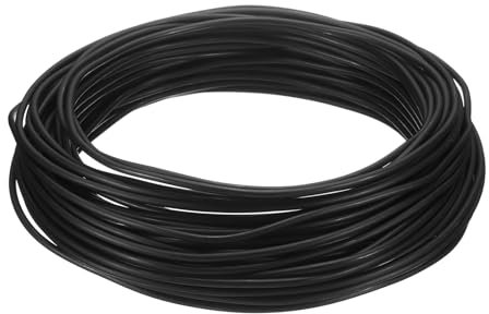 QUARKZMAN Fil Bonsaï Aluminium Anodisé Fil Formation 3mm/9 Gauge Longueur 8ft Fil Bonsaï Flexible Pour Jardin, Horticulture, Paysage, Plantation, Noir