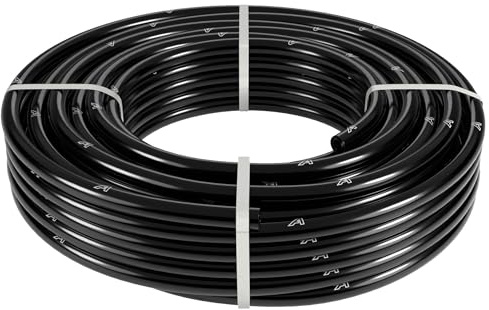 3mm x 7mm Black Vacuum Silicone Tubing Tube Hose for Engine 10 Metre