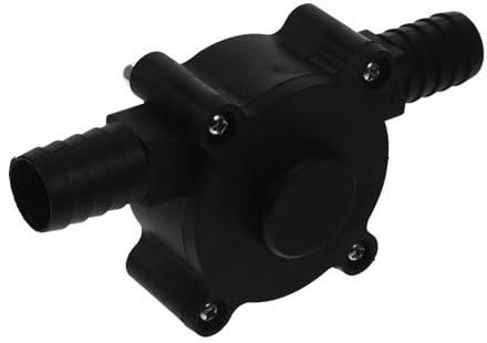 Housoutil Pompe D'aspiration D'eau Facile à Transporter Ranger pour Perceuse Électrique, Petite Pompe de Transfert en Plastique Noir pour Usage Domestique