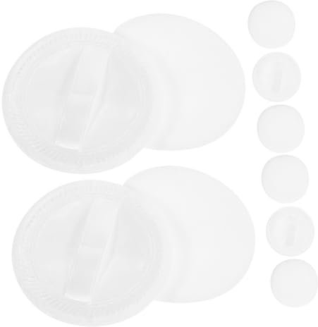 FOMIYES 10stücke Puderquaste aus Baumwolle Gesichtspuderquaste Kleine Make-up- Gepresste für Loses Puder
