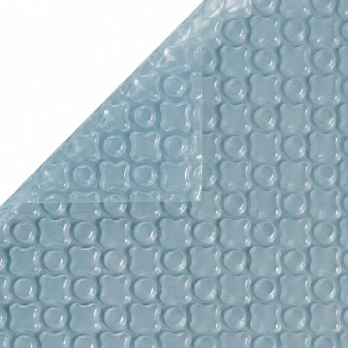 Lona de burbujas para piscina sin bordar, ovalada, 7,30 x 3,70 m, OXO Cristal 400 micras - Fabricación francesa - Direct Factory
