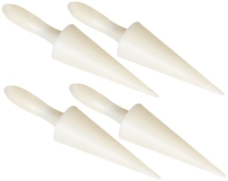 ZUNOXAZ 4pièces Moule à Cône De Glace Outil De Pâtisserie Forme De Cône Pour Gâteaux Et Desserts Pour Cuisine Maison Et Professionnelle
