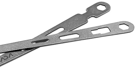 Aumotop Pure Ti, Leichtes Campingbesteck-Set für Outdoor-Aktivitäten, Gesunde Biokompatibilität, Abnehmbare Kombination aus Messer/Gabel für Camping