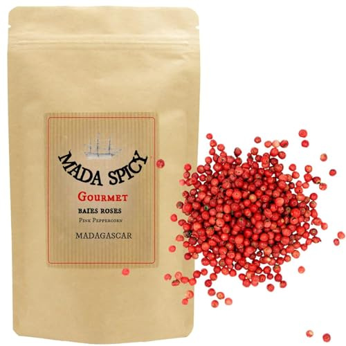 Pepe Rosa in Grani di Madagascar 100g. Qualità Premium. Bustina richiudibile.