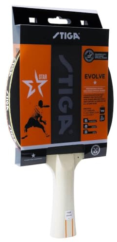 Stiga 1-Star Evolve tischtennisschläger, Red/Black, One Size