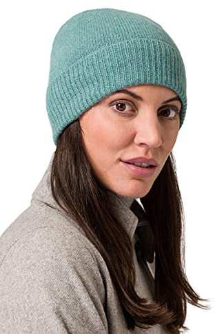 Style & Republic Kaschmir Sport Mütze-Beanie Damen aus 100% Cashmere - Dein kuscheliger Premium Beanie für stilvolle Herbst- & Winter-Momente, One-Size/Einheitsgröße
