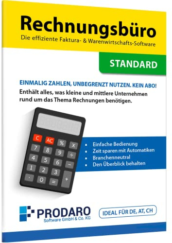 Rechnungsprogramm - Prodaro Rechnungsbüro STANDARD
