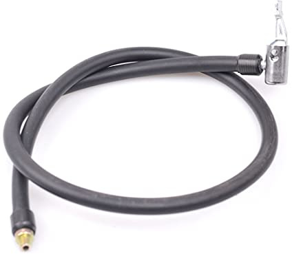 TSLRSA Auto Reifenfüllschlauch - Ventilverlängerung Adapter, Luftpumpe Ersatzschlauch für Autoreifen, Fahrradreifen, Luftkompressoren, Luftpumpen（46cm）
