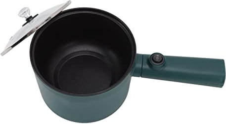 Marmite Electrique, Antiadhésive 2 Modes Mini Hotpot Multifonctionnel Poignée Longue Capacité de 1,8 L pour la Maison(#1)