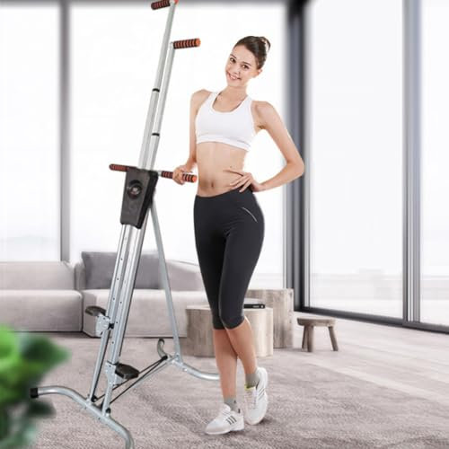 LuusMm Vertikaler Kletterer, Trainingsmaschine, Kletterkletterer, Geeignet Für Das Fitnessstudio, Kardio Ganzkörperübung, Kombiniert Mit Widerstandstraining