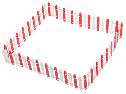 CAXUSD 1pieza Mini para Jardín Paisaje De Jardín Accesorios para Color Rojo y Blanco