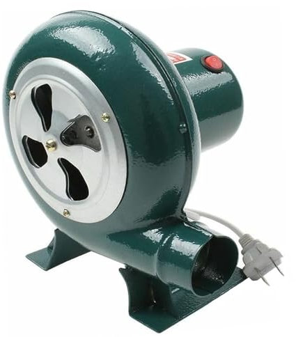 Soplador De Aire Eléctrico Centrífugo - Turbina Soplador De Castillos Hinchables, Parrilla del Encendedor del Carbón De La Fan, Excitador De Llama De Arranque De Fuego De Parrilla(60W)