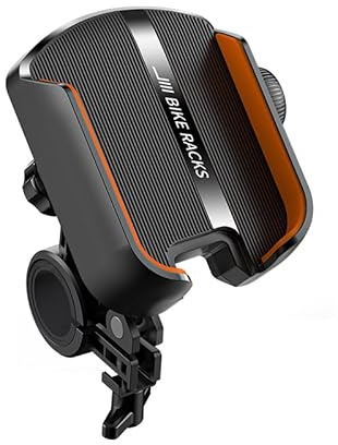 Irzaki Bike Phone Holder Shockproof Motorbike Phone Holder 360° Rotation Motorcycle Phone Mount Compatible for 4-7.5 Smartphones