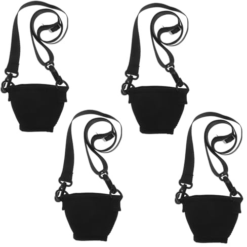 ABOOFAN 4juegos Portavasos De Vino con Funda Aislante para Cócteles Cinturón Ajustable para Exteriores para