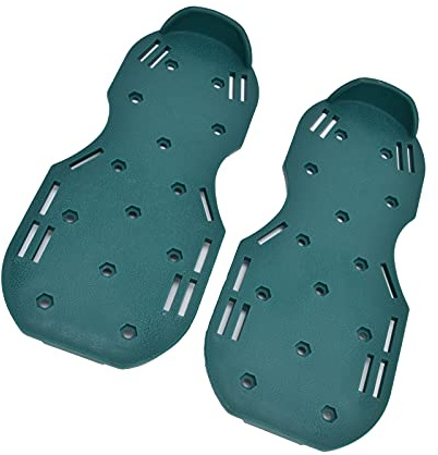 Haofy Zapatos para Clavos, Zapatos con Púas Ajustables de Plástico PP, Aireador de Césped para Jardín y Terraza, Tamaño 11,6x5,1 Pulgadas