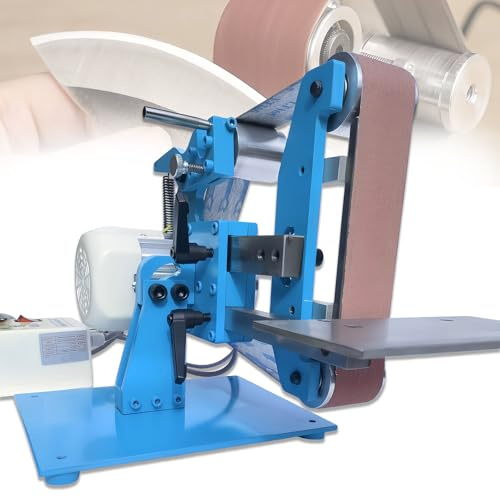 Glowdora Bandschleifer, 750 W/1100 W Elektro-Tisch-Bandschleifer 915 X 50 Mm (36 X 2 Zoll), Stahlkonstruktion, Vertikal & Horizontal Nutzbar Für Holzbearbeitung, Messerschärfen Und Polieren 750W