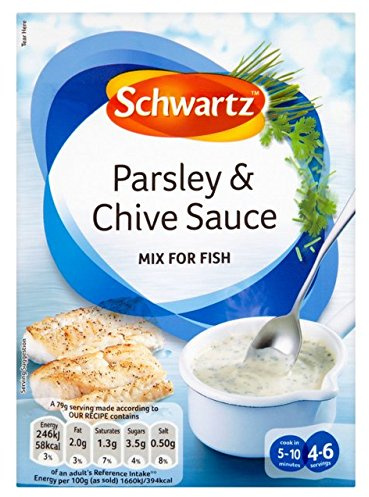 Schwartz Prezzemolo & Salsa di erba cipollina Mix per pesce 38g (confezione da 2)