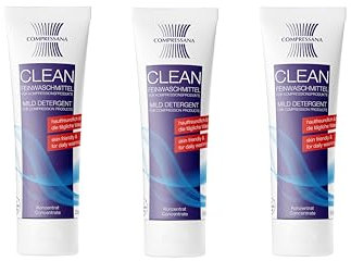COMPRESSANA Clean - Fein-Waschmittel für Stütz- und Kompressionsstrümpfe, Bandagen, hochwertige Textilien - 3er Pack - besonders sanft zu Haut und Gestrick - 3 x 250 ml Konzentrat