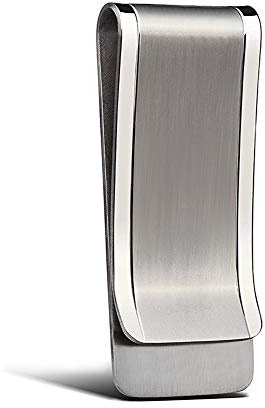 NUBARKO Geldklammer aus massivem Titan, Kreditkartenetui für Männer und Frauen, Strumpffüller, schlank, minimalistisch, Bargeldhalter, EDC-Werkzeug, Abschlussgeschenk für Männer,