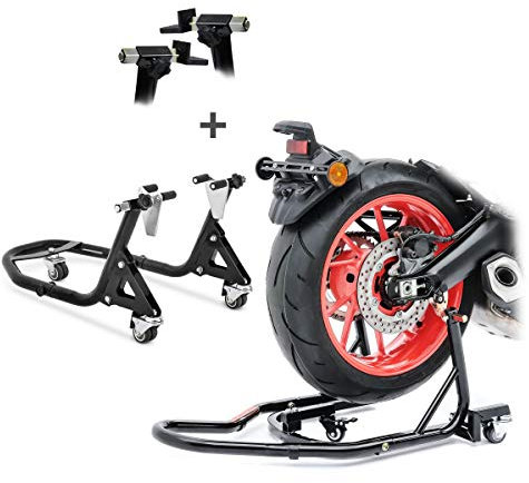 Set Montageständer hinten vorne für Yamaha Tracer 9 / GT XMB schwarz