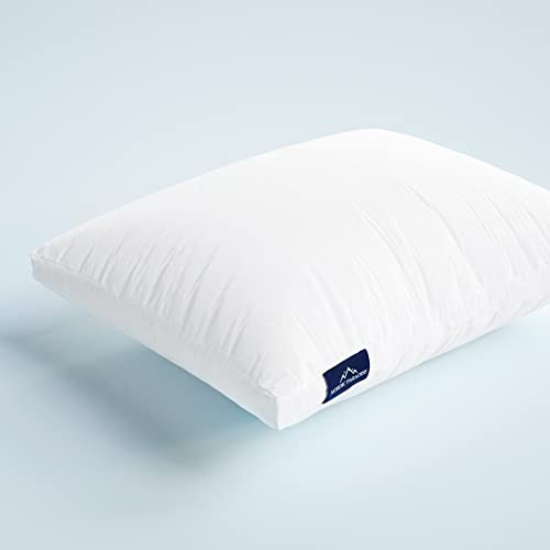 Nordic Paradise – Almohada Doble Confort – Almohada de 3 Cámaras con Plumón y Plumas – Funda De Algodón Antiacaros – Soporte Medio-Firme (50x60 cm)