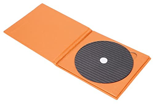 Lecteur CD Externe, Graveur DVD Externe, stabilisateur CD DVD en Fibre de Carbone Non magnétique pour Lecteur de Plateau supérieur(Le Noir) Lecteur CD/DVD Externe Lecteur CD Externe