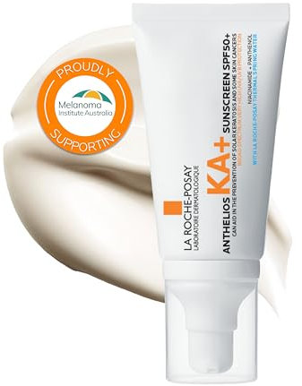 La Roche Posay, Anthelios 100 KA+ MED Crema Facial Hidratante con Protección Solar SPF50+, Piel Suave y Protegida, Con Niacinamida y Pantenol, Para Todo Tipo de Pieles, 50 ml