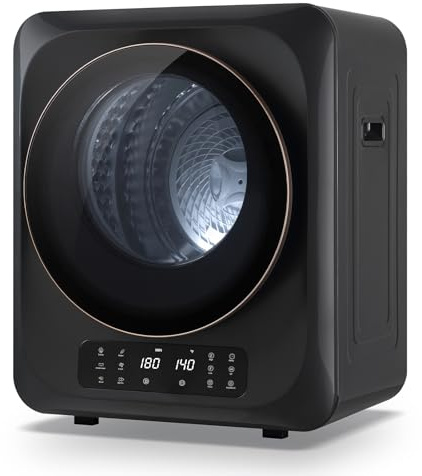 Auertech 12lbs Portable Dryer for Apartment Laundry, Portable Clothes Dryer with 6 Drying Modes, LED Control Panel, Stainless Tub, Mini Compact Dryer for Apartment, RVs, Dorms