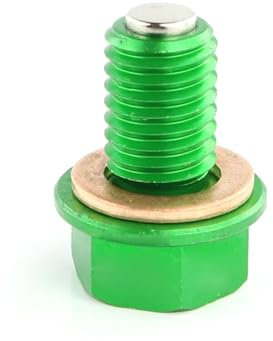ArhAr M10x1,5 magnetische Ölablassschraube Schrauben Zerkleinerungsscheibe for KX65 KX85/100 KX125/250 KX500 KX250F KX450F KLX250/D-TRACKER, 51688