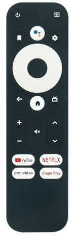 VINABTY Mandos a Distancia por Voz de Repuesto Aptos para MECOOL Android TV Box KM2 Plus, KM2,KM2+, KM2PLUS, KM2-PLUS, KD3, KD5,KP1,11.0 TV Box