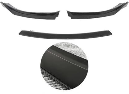 Frontspoiler Für Golf 6 Für MK6 Für TSI Für TDI Standard 2008 2009 2010 2012 Maxton Stil Auto Front Stoßstange Splitter Lip Diffusor Body Kit Spoiler Schutz Lippensplitter (Farbe : Gloss Black)