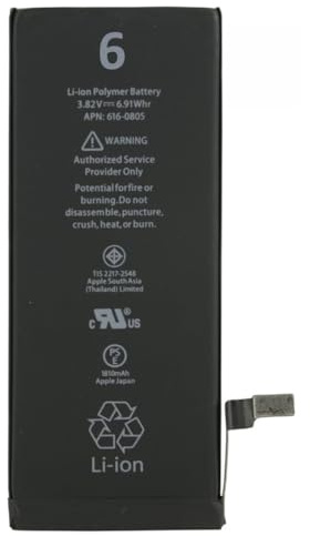 OnlyTech - Batterie Premium de Remplacement pour iPhone 6-1810mAh, qualité identique - avec adhésif