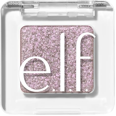 e.l.f. Fine as Fleck Glitter Eyeshadow - Pop Off Pink | Lidschatten mit Glitzer, Weiche Textur, Augen Make-up mit Schimmer, Langanhaltend, Vegan | 0.06 oz. (1.8g)