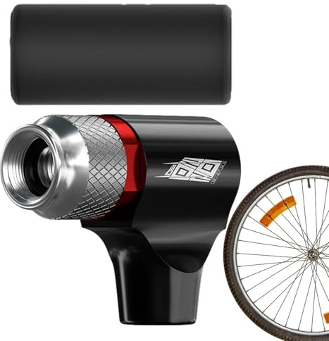 Tuxxjzm Air Pump Attachments - Pump Head Nozzle Hose Adapter Connector,Sturdy Quick Pump Fitting Replacement, Portable Nozzle Tire Valve Connector for Motorcycle, Standard Pump
