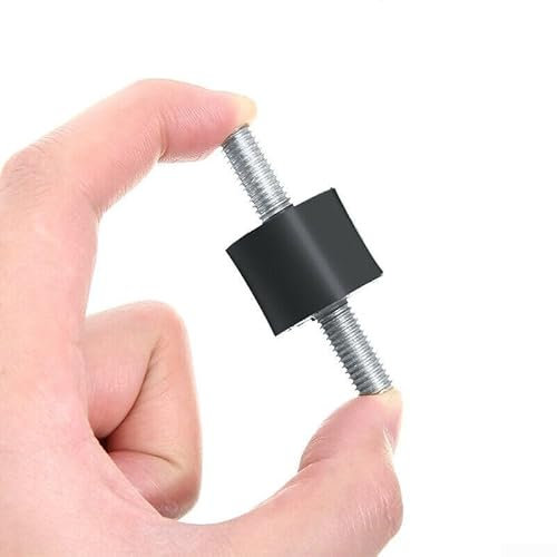 Set di 4 ammortizzatori in gomma per proteggere le apparecchiature dalle vibrazioni per l'uso con compressori d'aria e motori diesel (M6)