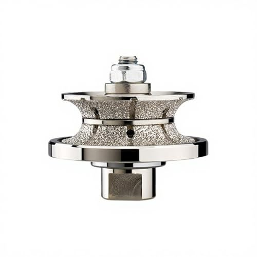 TINMAGI Ruota con Profilo Diamantato, V20 Fresa Diamantata, Fresa Ceppi con Copertura in Ferro, per Smerigliatrice Angolare Profilatura Smussi, Gres Porcellanato Ceramica Marmo Granito Pietra