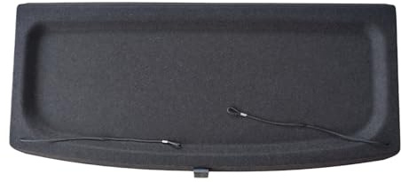 GEPCO Kofferraumabdeckung Hutablage kompatibel mit VW Polo V (6R) 2009-2017 | Laderaumabdeckung Gepäckraumabdeckung | Sichtschutz Schwarz | OEM 6R6867788B