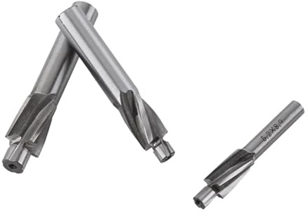 ERYUE HSSAL – Set di Svasatori a 4 Taglienti, Punte Trapano M3 M8 per Alluminio, Acciaio e Rame, 5 Pezzi