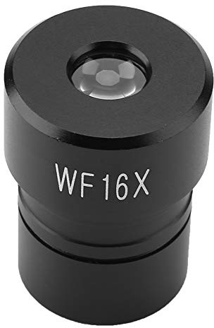Ocular de microscopio WF16X Lente Ocular Gran Angular de 11 mm con tamaño de Montaje de 23,2 mm para visualización de microscopía Mejorada Construcción de aleación de Aluminio