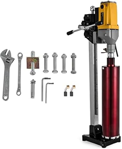 VitalisWorks Taladro de Agua, Taladro eléctrico Continuo, Equipo de perforación Multifuncional de aleación de Aluminio para ladrillo, Piedra, hormigón Armado y Roca.
