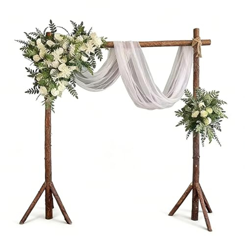 Arche Jardin Carrée en Bois en Guise Décor, Cadre Arche Mariage for Bouquets Cérémonie, Fond Réception, Décoration